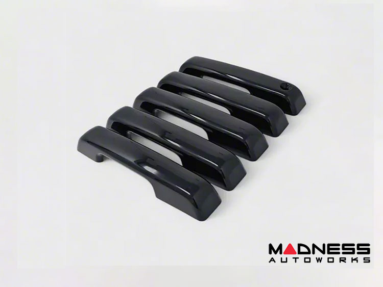 Ford Bronco Door Handle Cover Kit - 4 Door - Gloss Black - 5pc Kit - w/o button